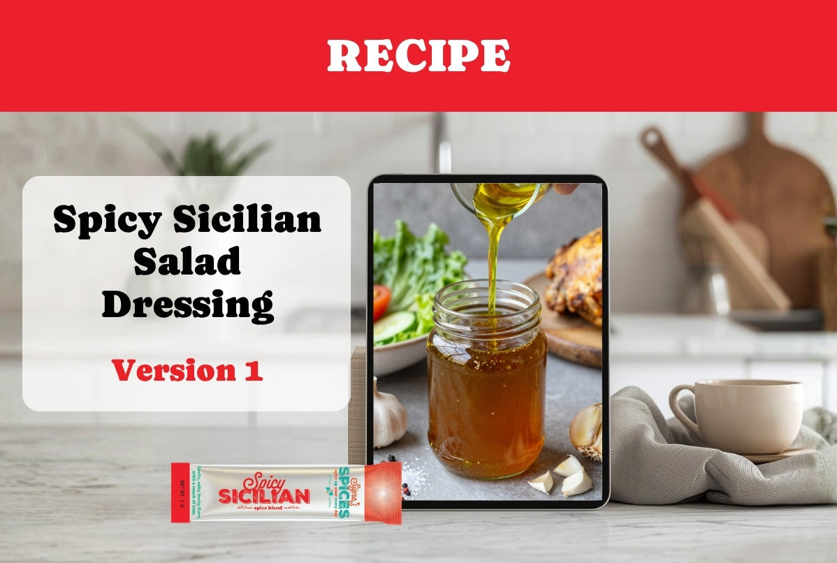 Spicy Sicilian Salad Dressing