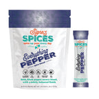 Signe’s Spices Everything Pepper – 8 Single-Serve Packets | Small-Batch Black Pepper & Garlic Seasoning Blend with Organic ingredients of Onion, Bell Pepper & Celery Seed for Steak, Marinades & Everyday Cooking