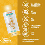 Signe’s Spices – Small-Batch Artisan Spice Blends (8 Single-Serve Packets) | Handcrafted Seasonings for Everyday Cooking (Queen Curry)