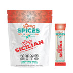 Signe’s Spices Spicy Sicilian – 8 Single-Serve Packets | Small-Batch Italian Herb & Garlic Seasoning Blend with Sea Salt, Basil & Red Pepper Flakes for Pasta, Bread Dipping & Dressings