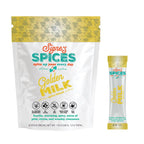 Signe’s Spices Golden Milk – 8 Single-Serve Packets | Small-Batch Organic ingredients of Turmeric & Cinnamon Blend for Lattes, Smoothies & Baking