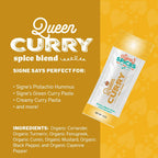 Signe’s Spices – Small-Batch Artisan Spice Blends (8 Single-Serve Packets) | Handcrafted Seasonings for Everyday Cooking (Queen Curry)