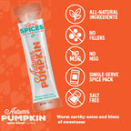 Signe’s Spices Autumn Pumpkin – 8 Single-Serve Packets | Small-Batch Organic ingredients of Cinnamon, Ginger & Nutmeg Blend for Smoothies, Baking & Seasonal Drinks