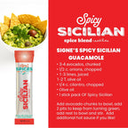 Signe’s Spices Spicy Sicilian – 8 Single-Serve Packets | Small-Batch Italian Herb & Garlic Seasoning Blend with Sea Salt, Basil & Red Pepper Flakes for Pasta, Bread Dipping & Dressings