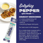 Signe’s Spices Everything Pepper – 8 Single-Serve Packets | Small-Batch Black Pepper & Garlic Seasoning Blend with Organic ingredients of Onion, Bell Pepper & Celery Seed for Steak, Marinades & Everyday Cooking